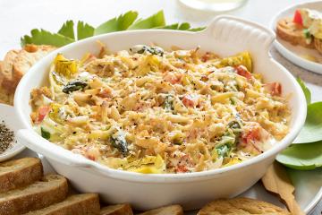 Baked Crab and Asparagus Spread