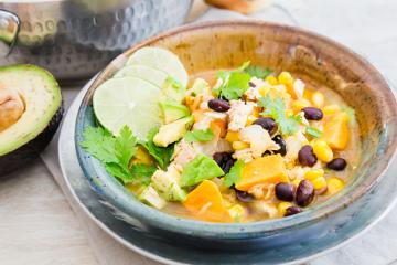 Chipotle Lime Chicken & Veggie Soup