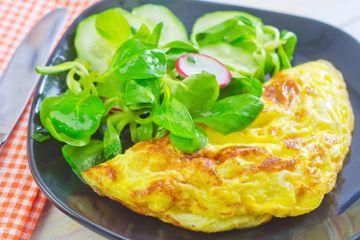 Goat Cheese and Bell Pepper Omelet