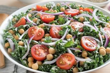 Goddess Chickpea Salad with Kale