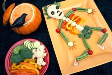 Halloween Very Veggie Skeleton