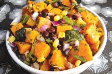 Orange Chipotle Dressing with Sweet Potato Salad