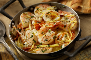 Shrimp in Lemon Butter Sauce